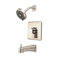 Olympia Faucets Single Handle Tub/Shower Trim Set, Wallmount, Brushed Nickel T-23914-BN